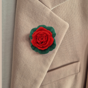 Brosa magnetica Trandafir