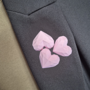 Brosa magnetica inima